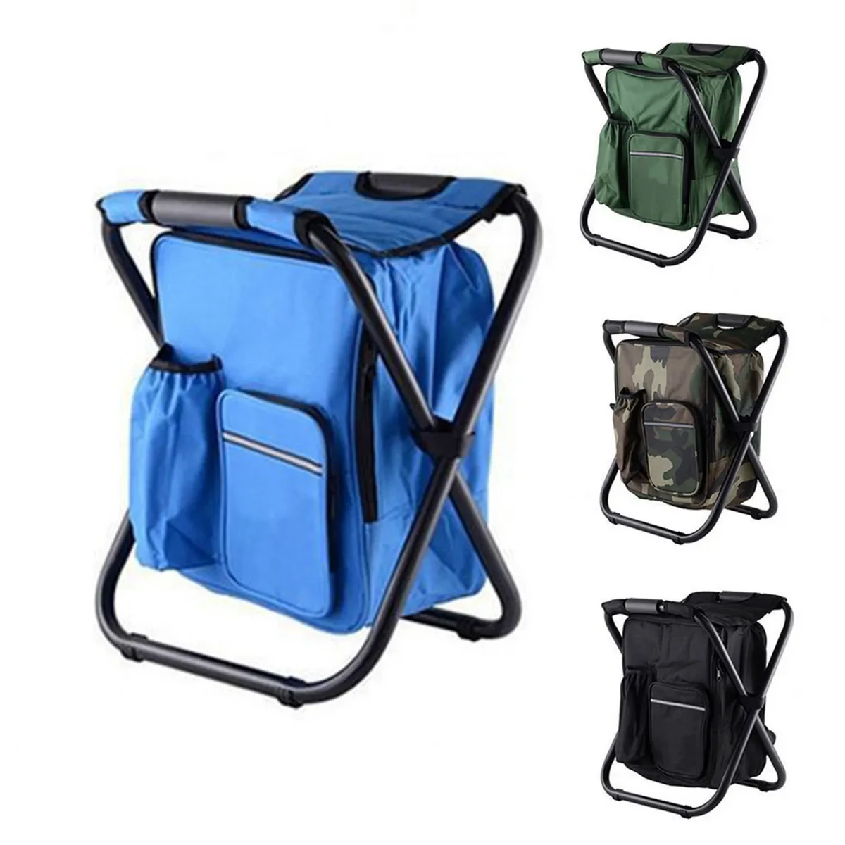 3 in 1 Foldable Cooler Backpack Chair 1