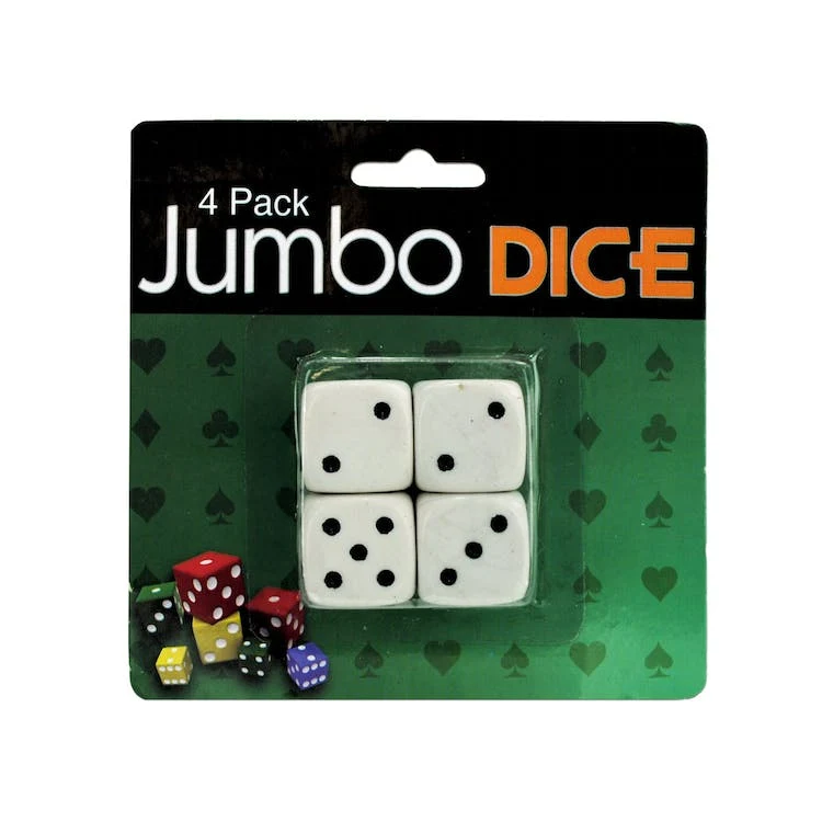 Jumbo Dice Sets - 4 Pack 1