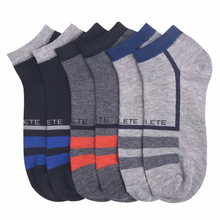 Boy's Low-Cut Socks - Size 6-8 Assorted Colors
