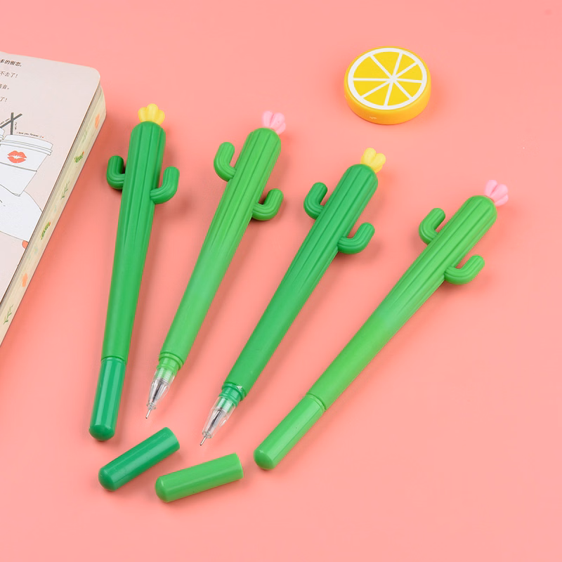 Cute Cactus Shaped Gel Pens