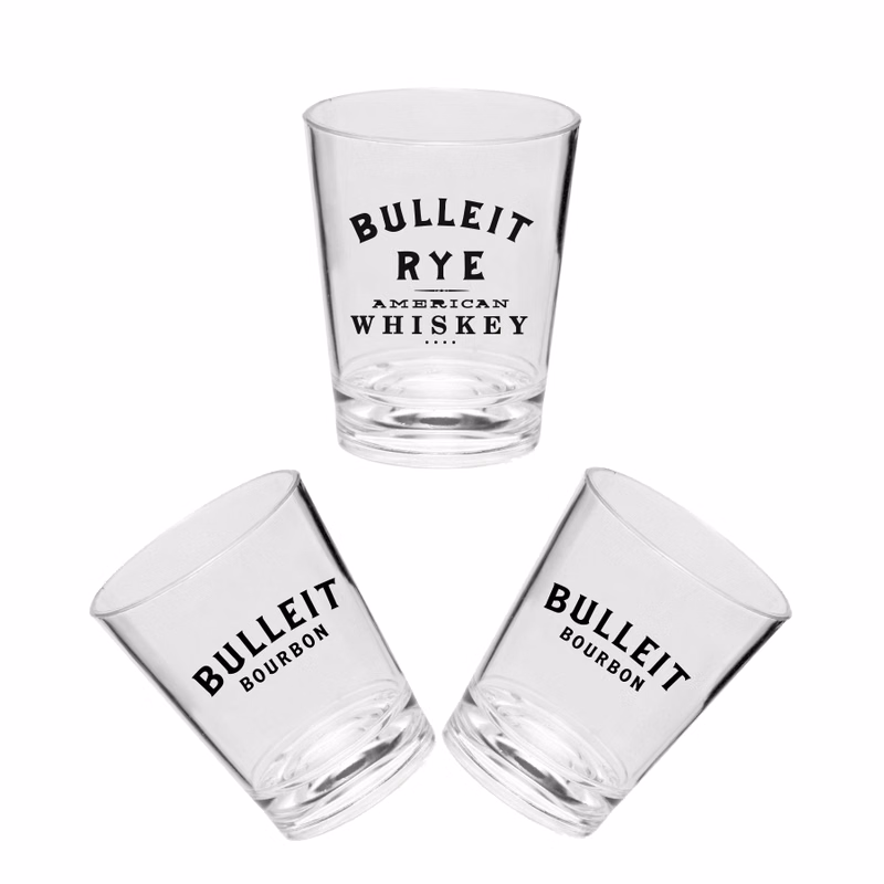 Clear Plastic Shot Glasses 1.5 oz.