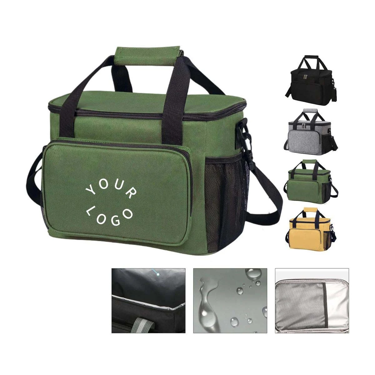 15L Oxford Cooler Bag with Leakproof Insulated Interior 1