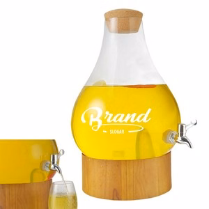 10L Glass Juice Container With Airtight Seal