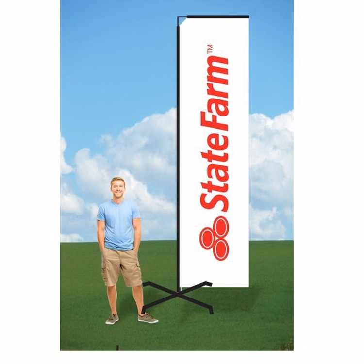 9ft Wind Flag with X Stand-Double