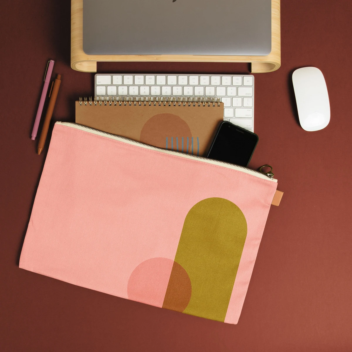 DOTTIE - COLORED CANVAS WITH LEATHER TAB 1
