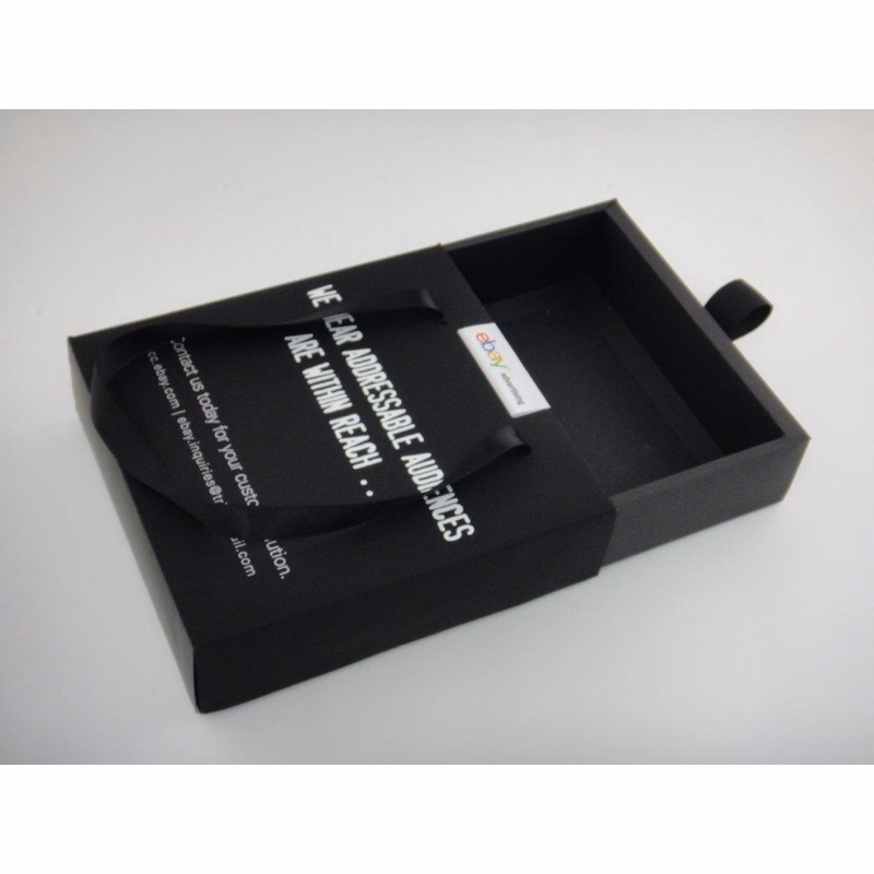 Custom Printed Full Color Slider Soft Touch Luxury Gift Box - 6x6x2