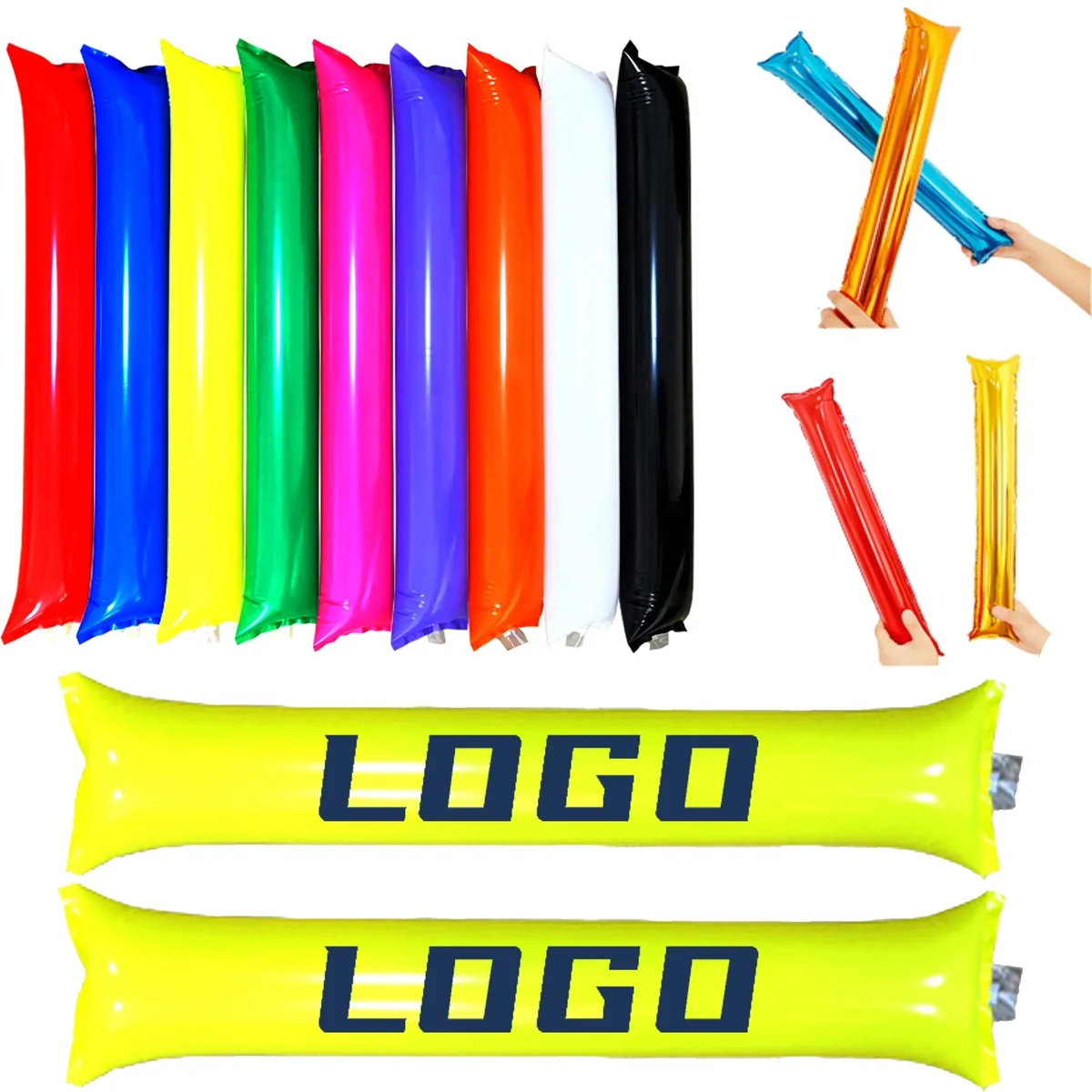 Pair Inflatable Celebration Thunder Sticks MOQ100pairs 1