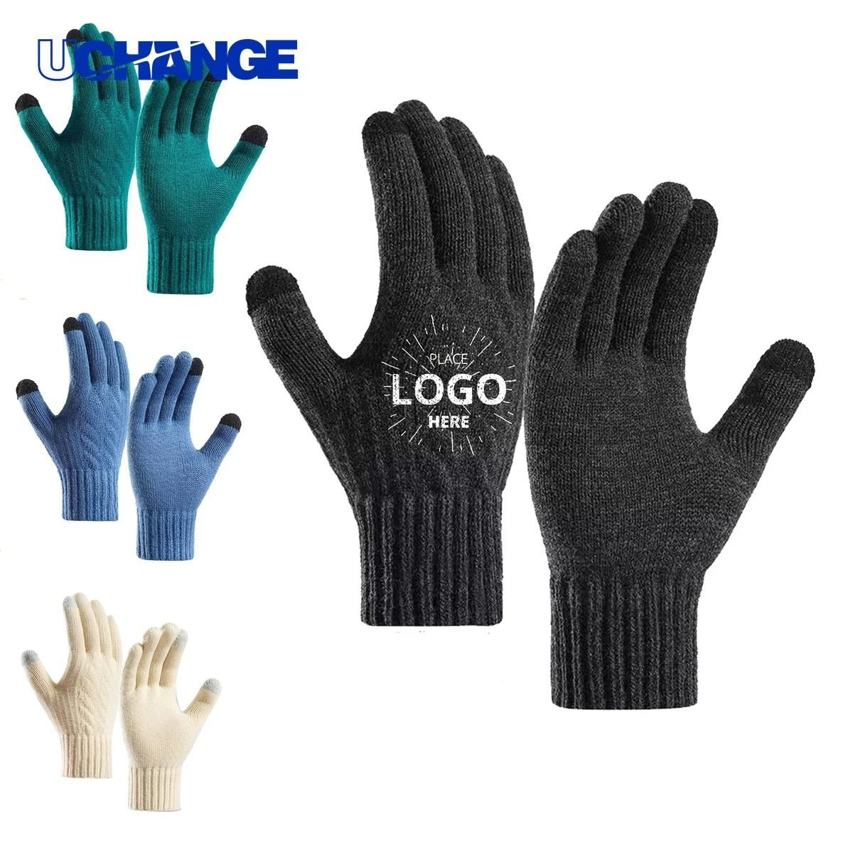 Sensitive Touchscreen Knit Gloves for Daily Use 1