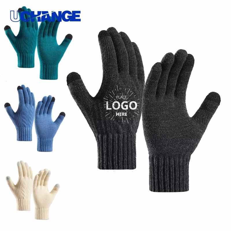 Sensitive Touchscreen Knit Gloves for Daily Use