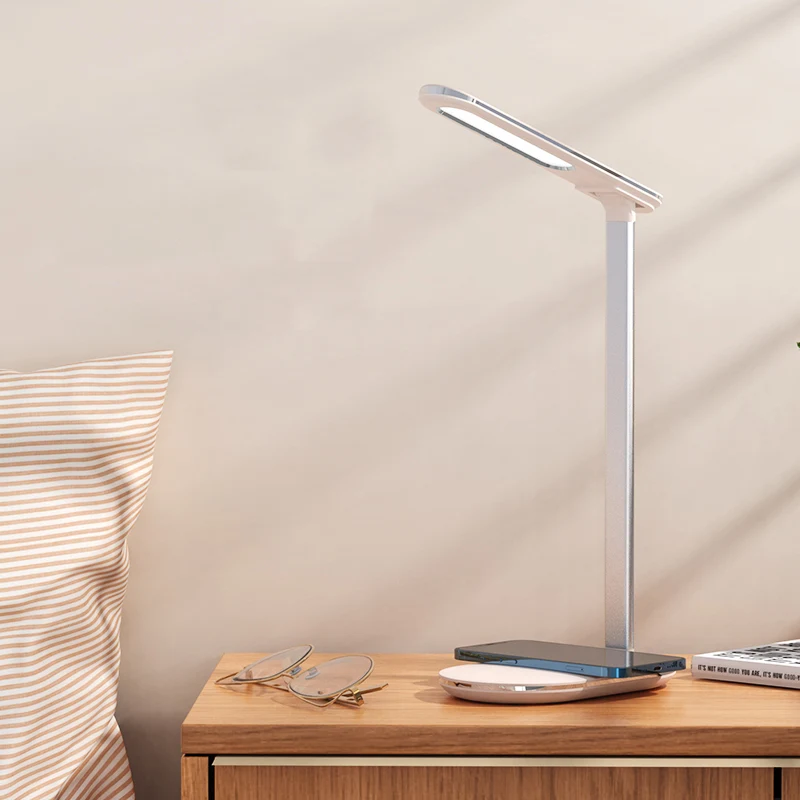 Multifunctional LED Desk Lamp with 10W Fast Wireless Charging 1