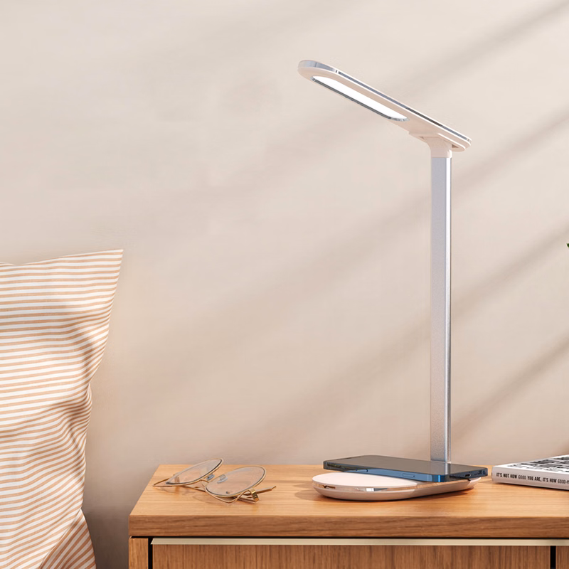 Multifunctional LED Desk Lamp with 10W Fast Wireless Charging