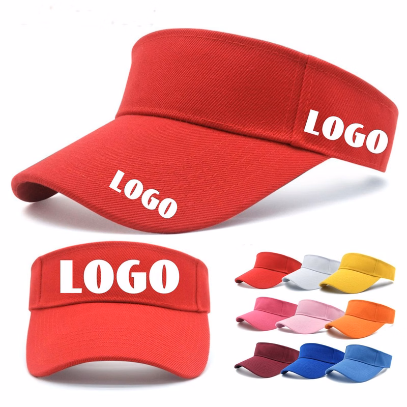 Adjustable Acrylic Sun Visor Hat for Tennis and Golf