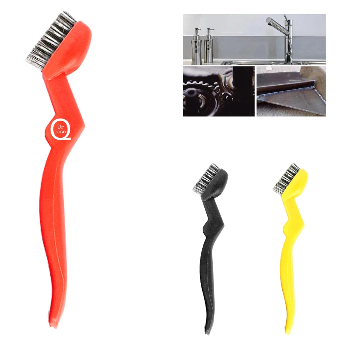 Tobacco Pipe Shaped Stainless Steel Golf Club Brush 1