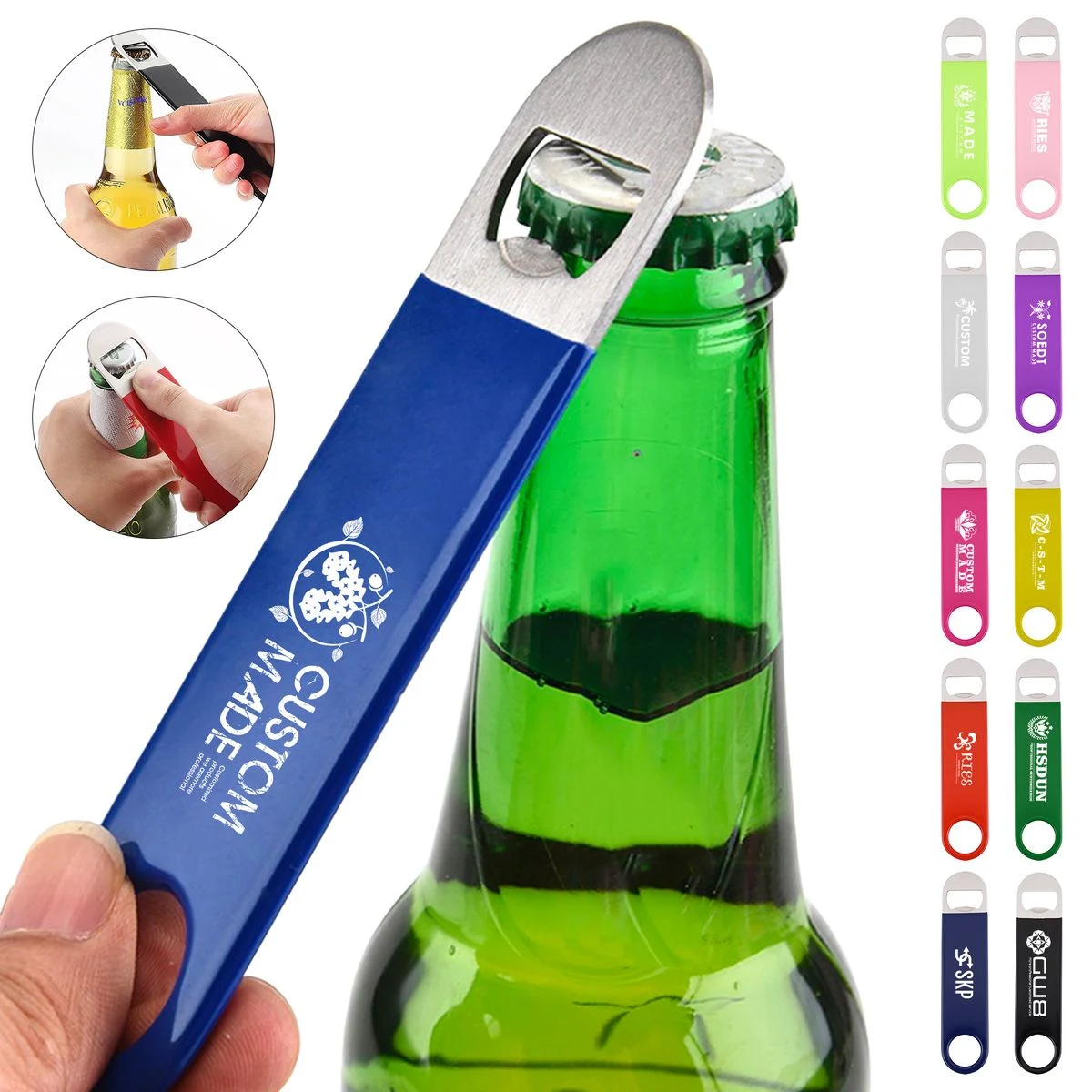 Multi-Color Stainless Steel Beer Bottle Opener 1