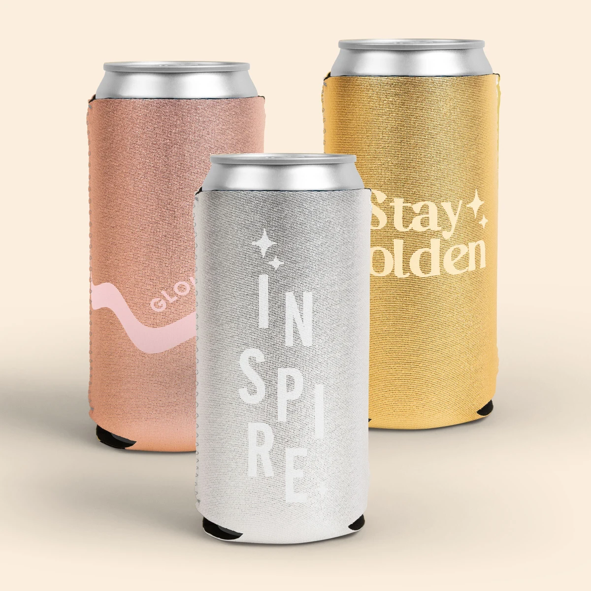 32 OZ Kolder Kaddy - Metallic Neoprene, custom koozie with logo imprint 1