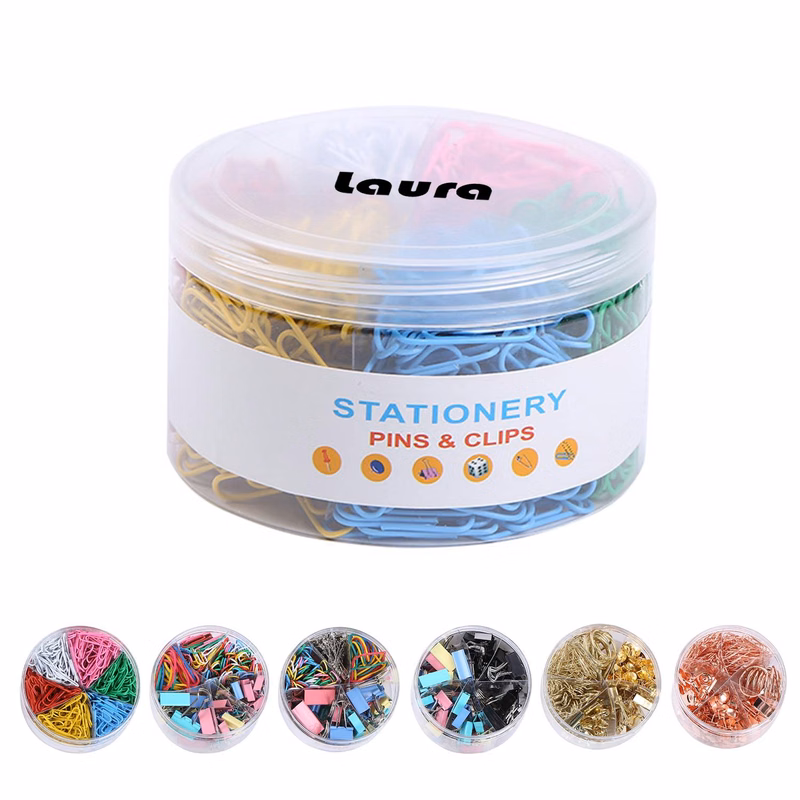 SIX-IN-ONE Pins&Clips Desk Accessories Kit