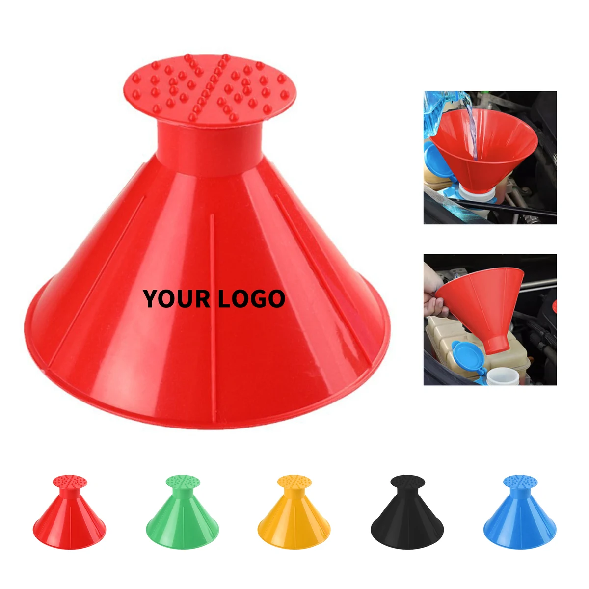 Round Funnel Car Snow Scraper 5.5" Length X 4.3" Height 1
