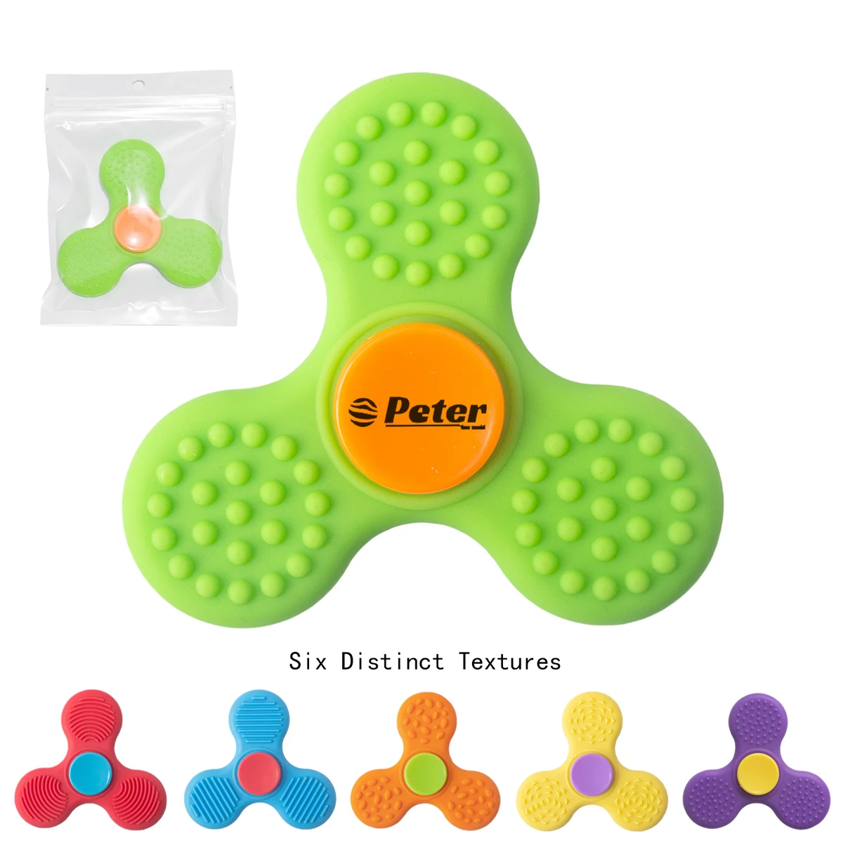 Silicone Sensory Fidget Spinner 1