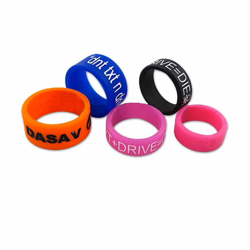 Custom Awareness Silicone Thumb Bands