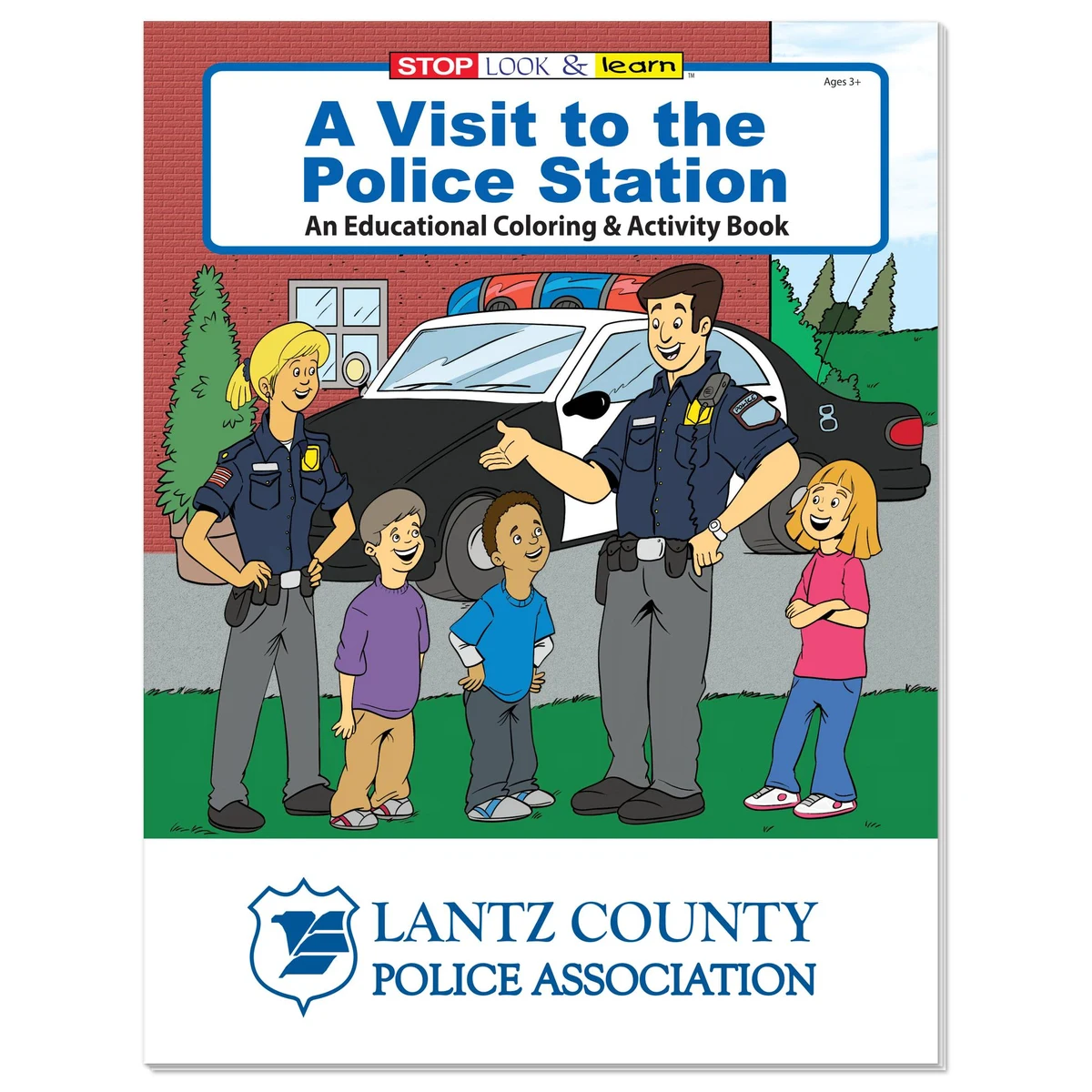 Coloring Book: A Visit to the Police Station 1