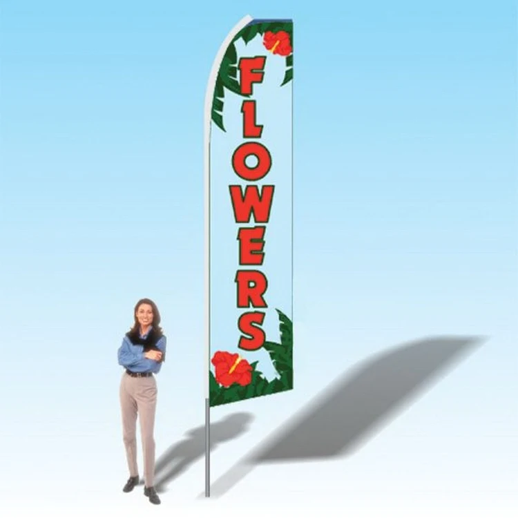 15FT Flowers Advertising Banner Flag 1