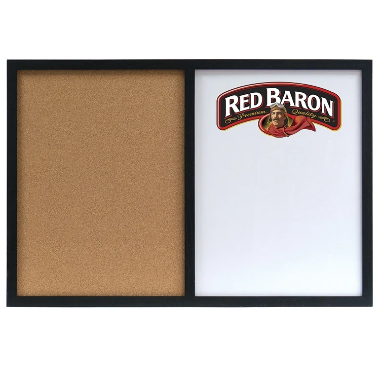 Oak Frame Combination Board - 36" x 24" 1