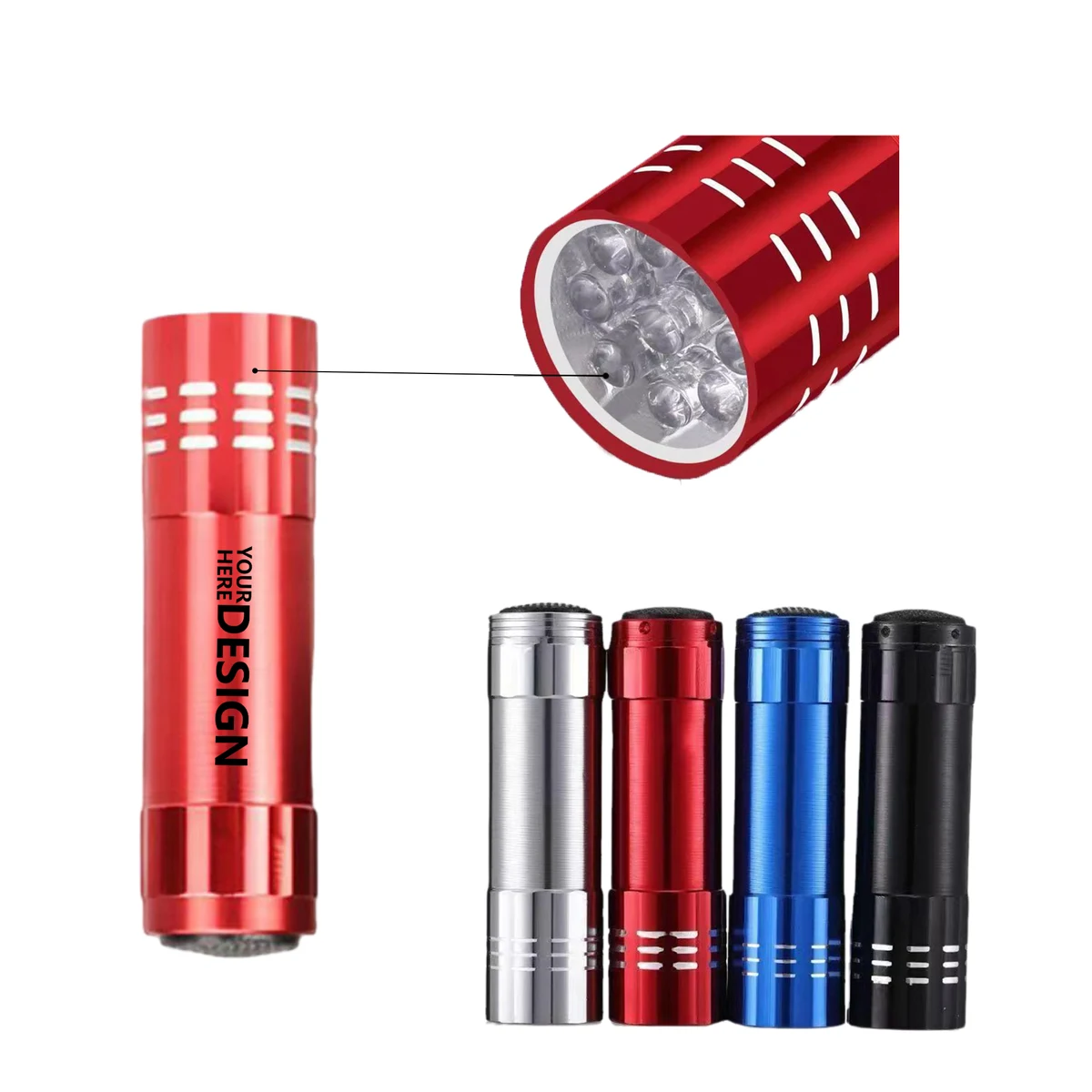 Mini LED Aluminum Flashlight 1