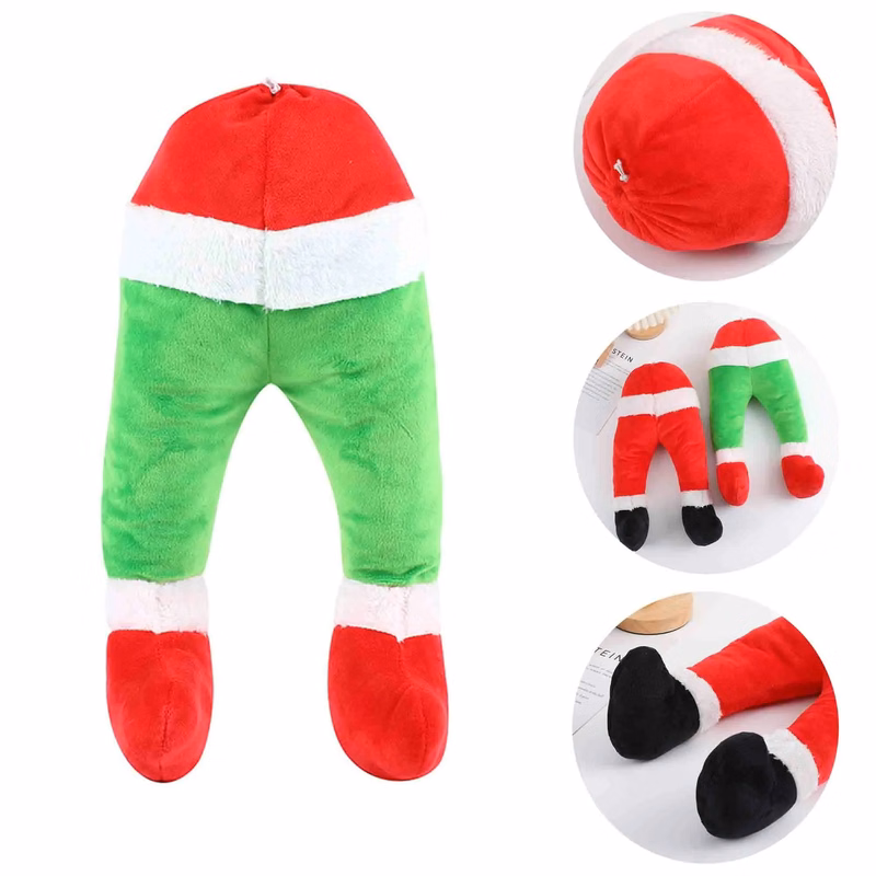 Christmas Elf Legs Stuffed Figure Toy