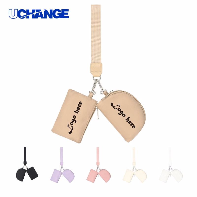 Wristlet Wallet With Keychain for Essentials