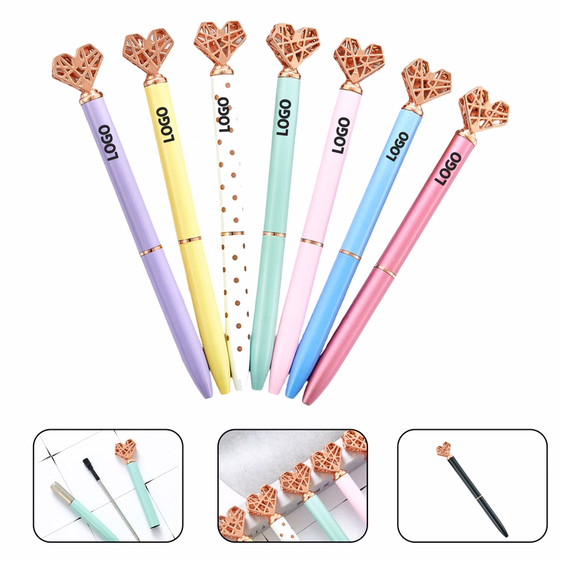 Customized Heart-Shaped Ballpoint Pens