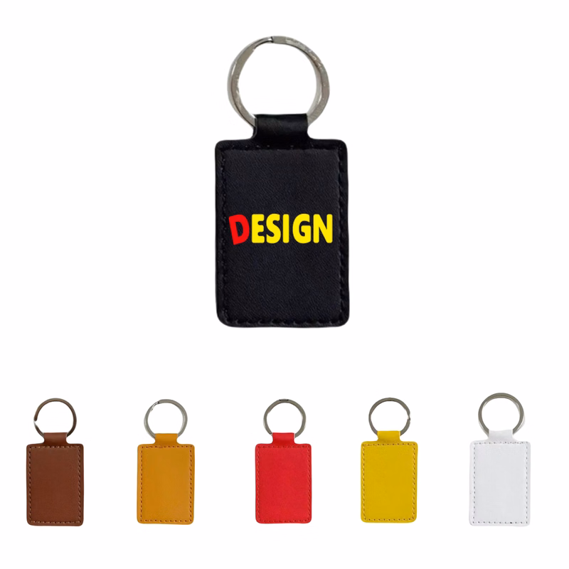 Custom Executive Handmade PU Leather Key Tag