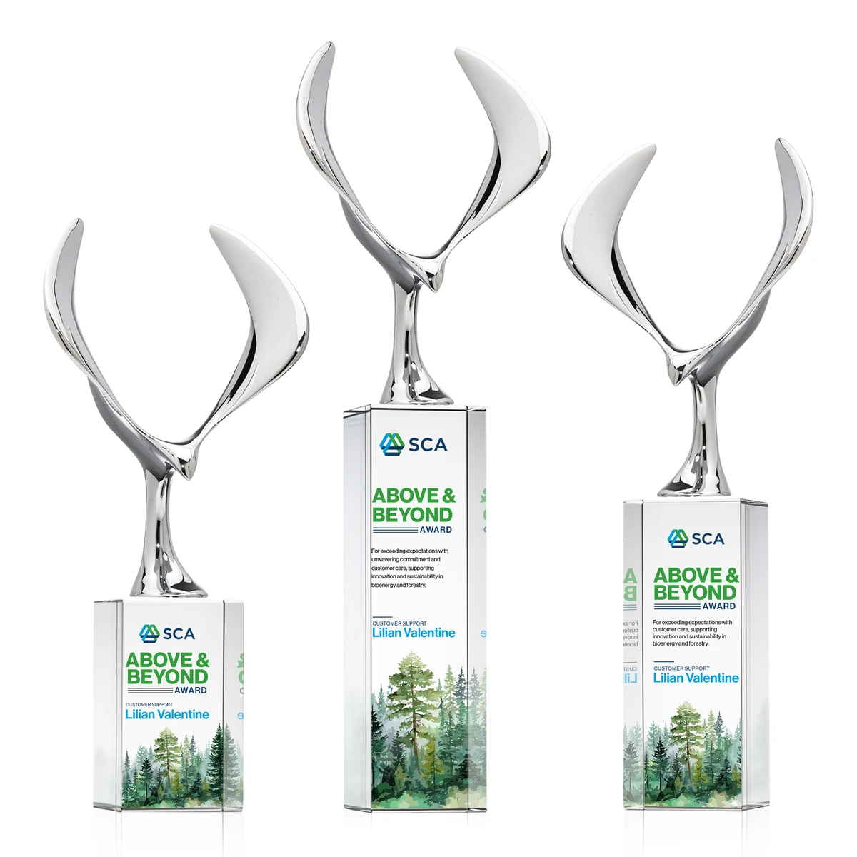 Maverick Eagle VividPrint™ Award on Dakota Base - Clear 1