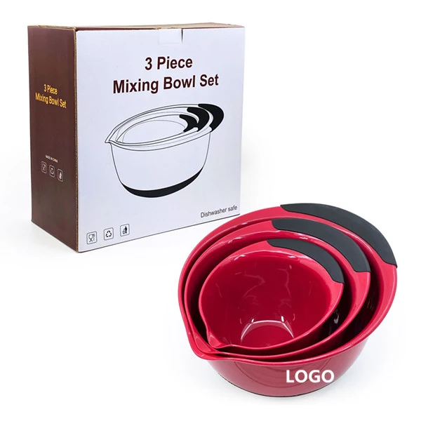 Three salad pots set 1