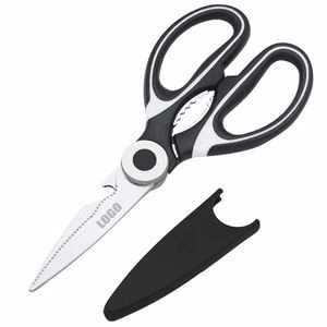 Multifunctional Scissors With Bottle Opener And Blade Cover