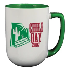 17 oz. Green Arlen mug 1