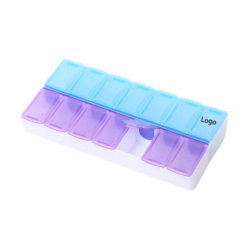14 Compartments Weekly Pill Organizer
