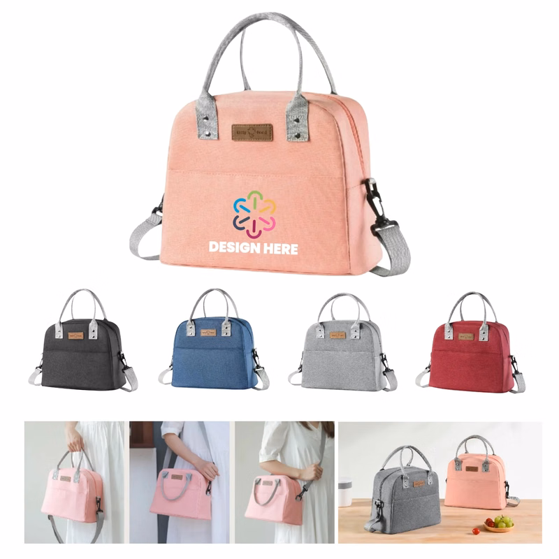 Polyester Insulated Lunch Bag Thickened Thermal Tote