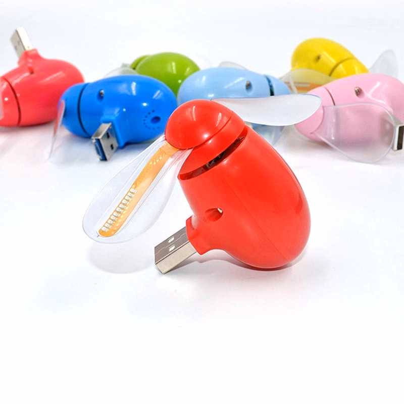 Flashing Logo LED MINI Fan