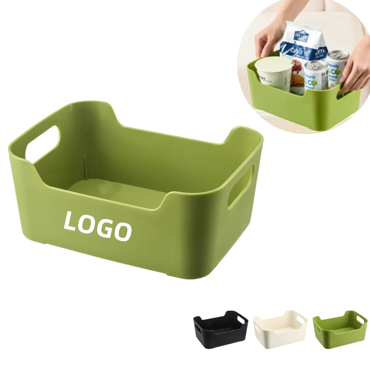 Utility Household Storage Basket Desktop Organizer Holder 1