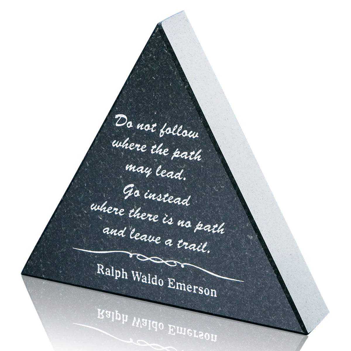 Granite Paperweight - Triangle 1