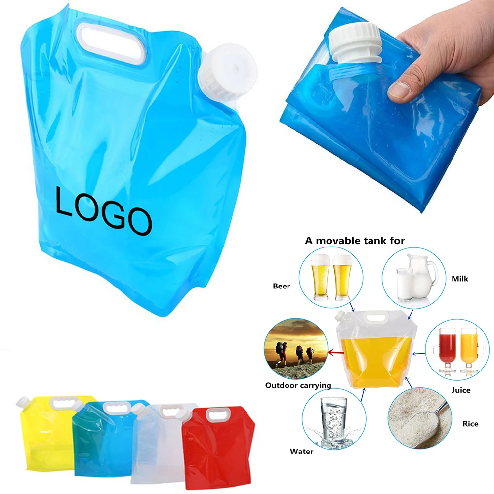 BPA Free Outdoor Collapsible Drinking Water Bag 1