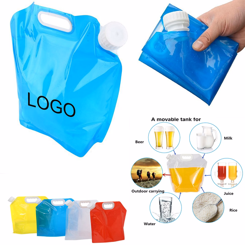 BPA Free Outdoor Collapsible Drinking Water Bag