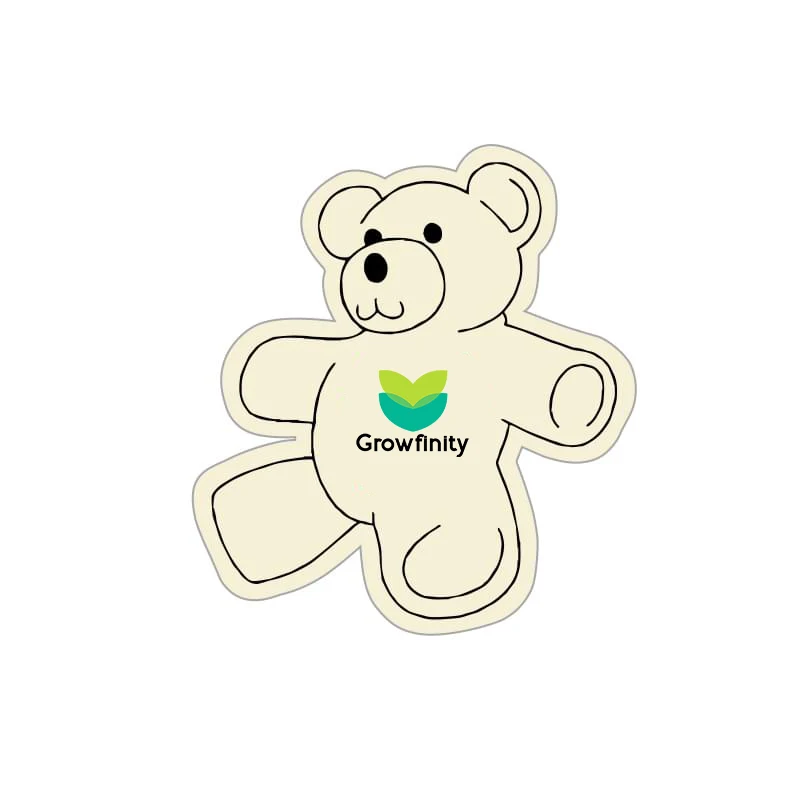 Teddy Bear-Shaped Sticker 1