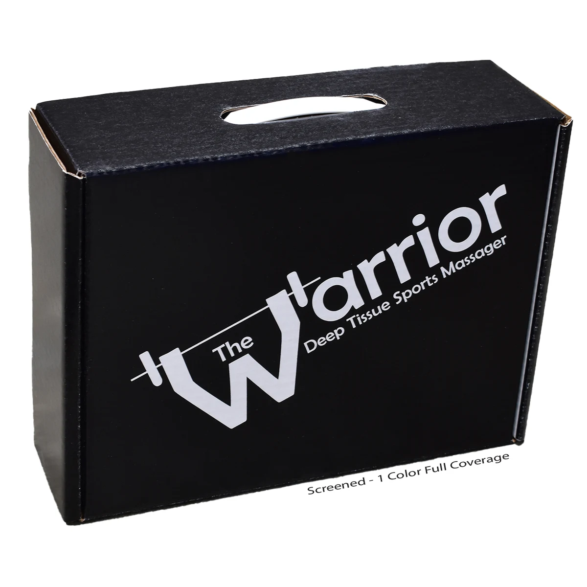 12 1/4" x 9 1/2" x 4" - B-Flute Box with Handle 1