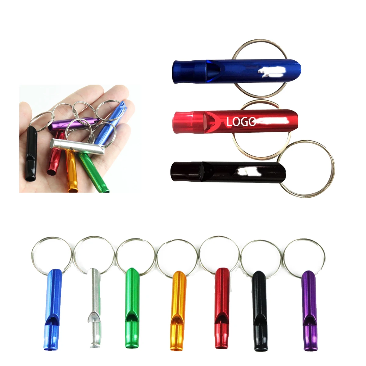 Aluminum Alloy Mini Whistle 1