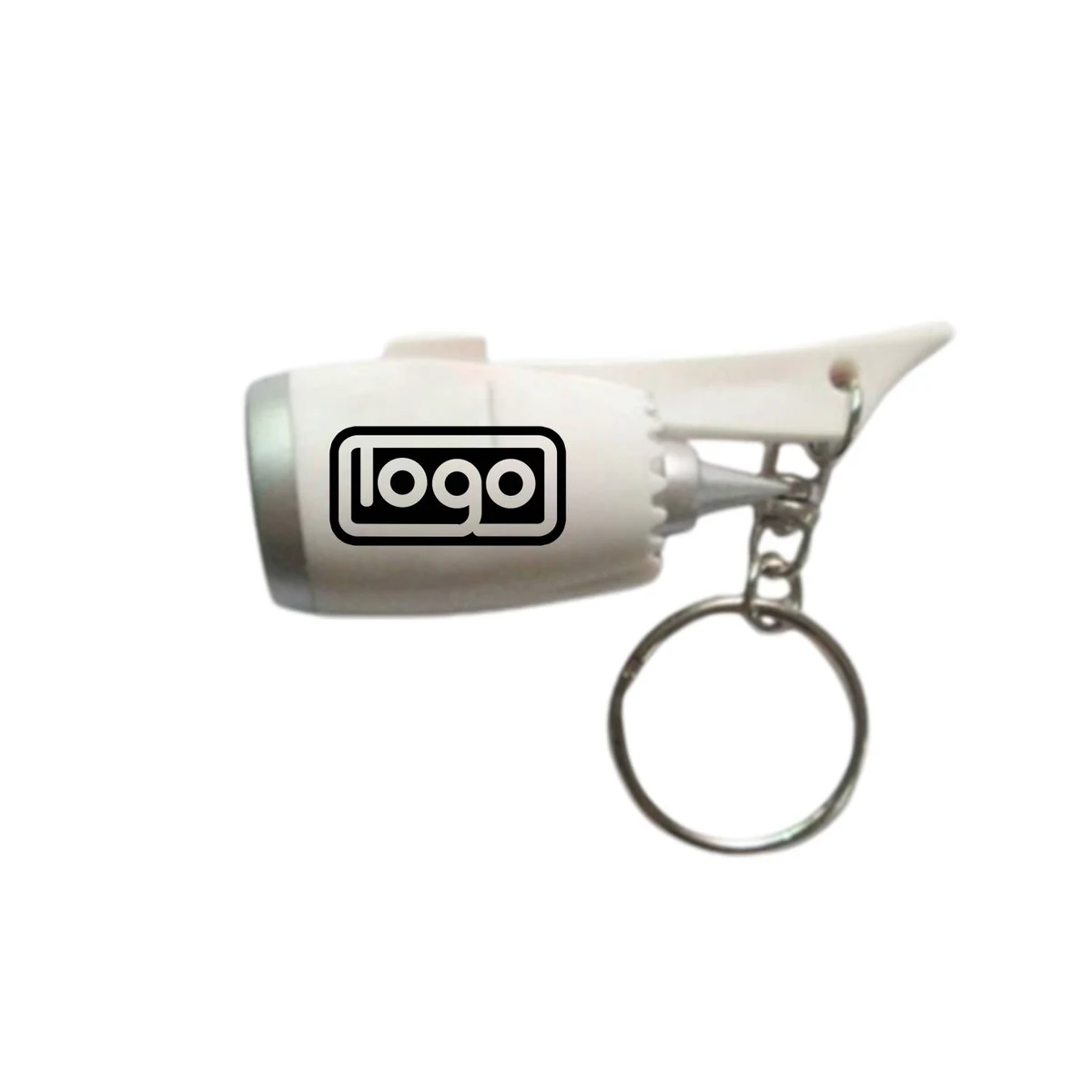 Plastic Plane Engine Keychain 1