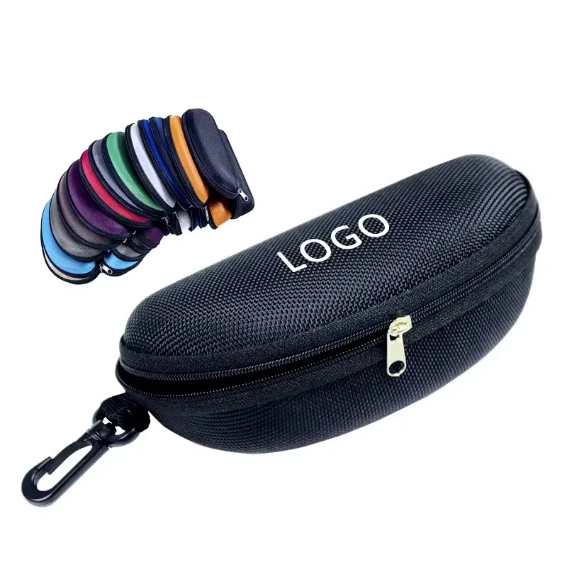 Portable Sunglasses Case With Zipper Hook 1