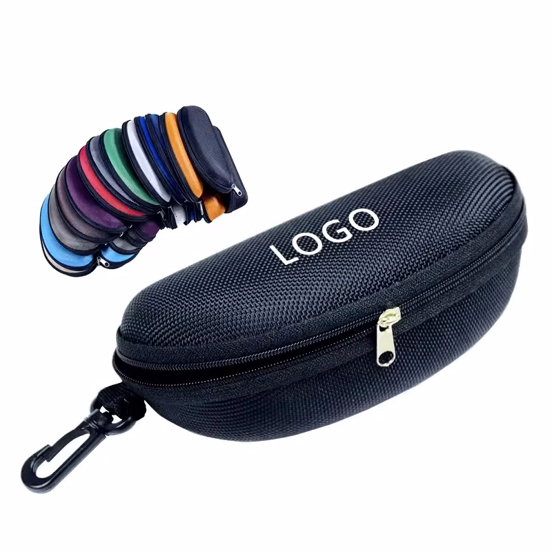 Portable Sunglasses Case With Zipper Hook