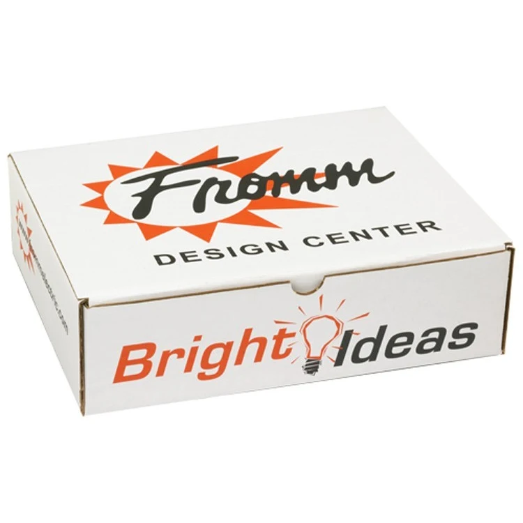 12- 1/4" x 9 1/2" x 3 1/2" - B-Flute Inside Tuck Box 1