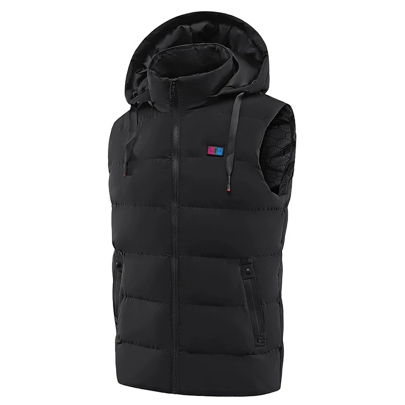 Hooded Heated Vest for Men Women,USB Charging Heating Cloth 1